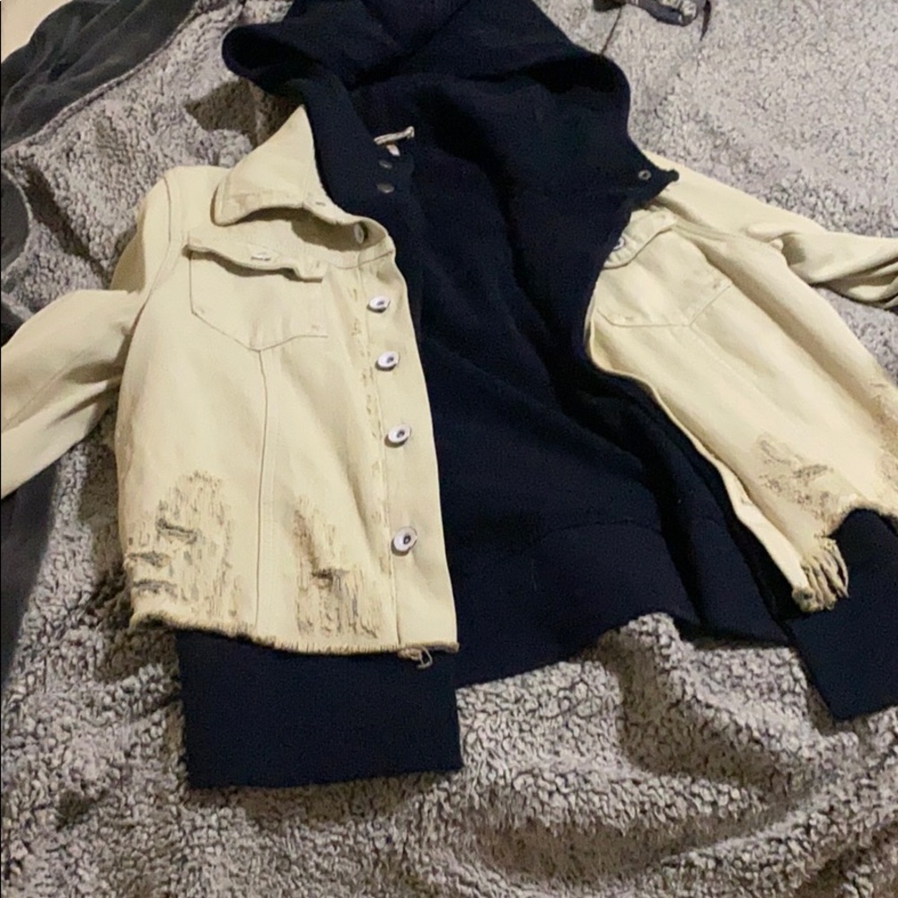 free people medium jean jacket